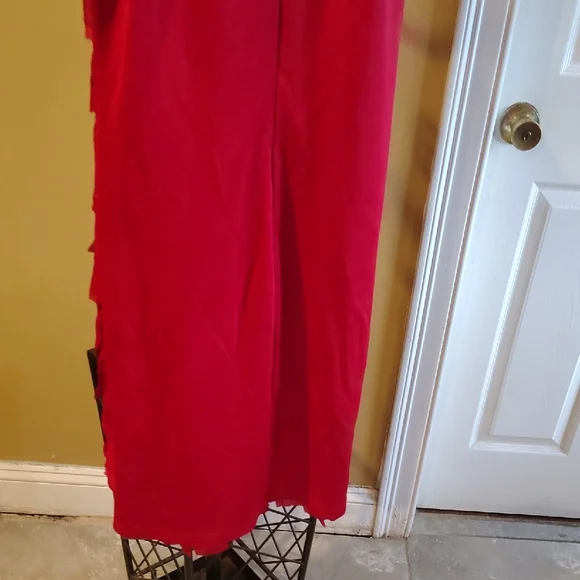 ❤️Ashley Stewart Red Ruffle Midi Dress❤️ - Picture 7 of 7